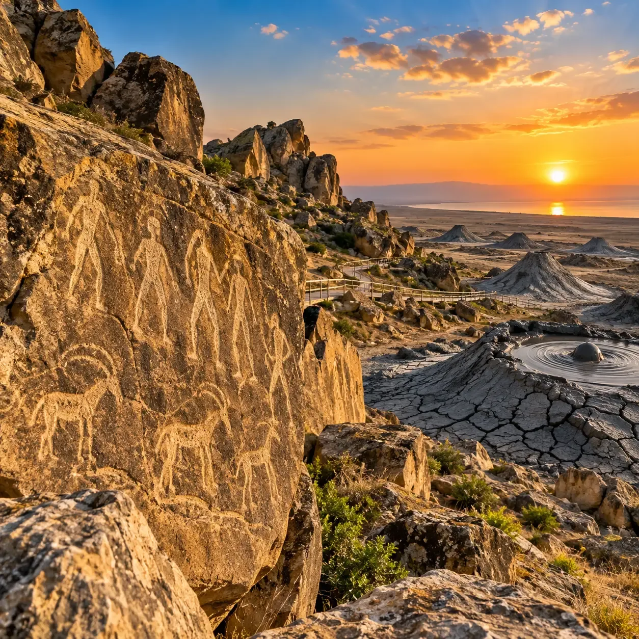 Gobustan & Mud Volcanoes